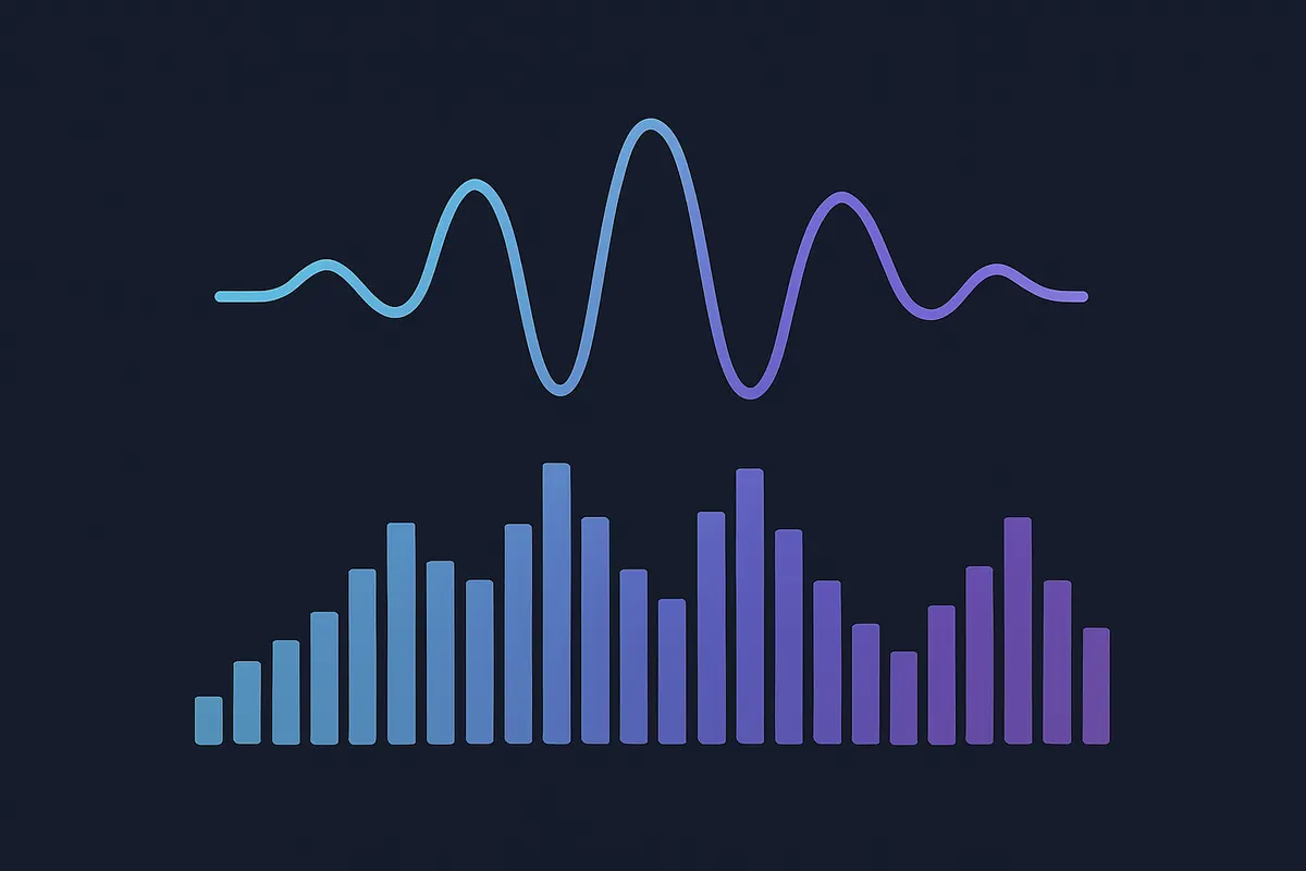メルスペクトログラムで可視化された音声データのイメージ