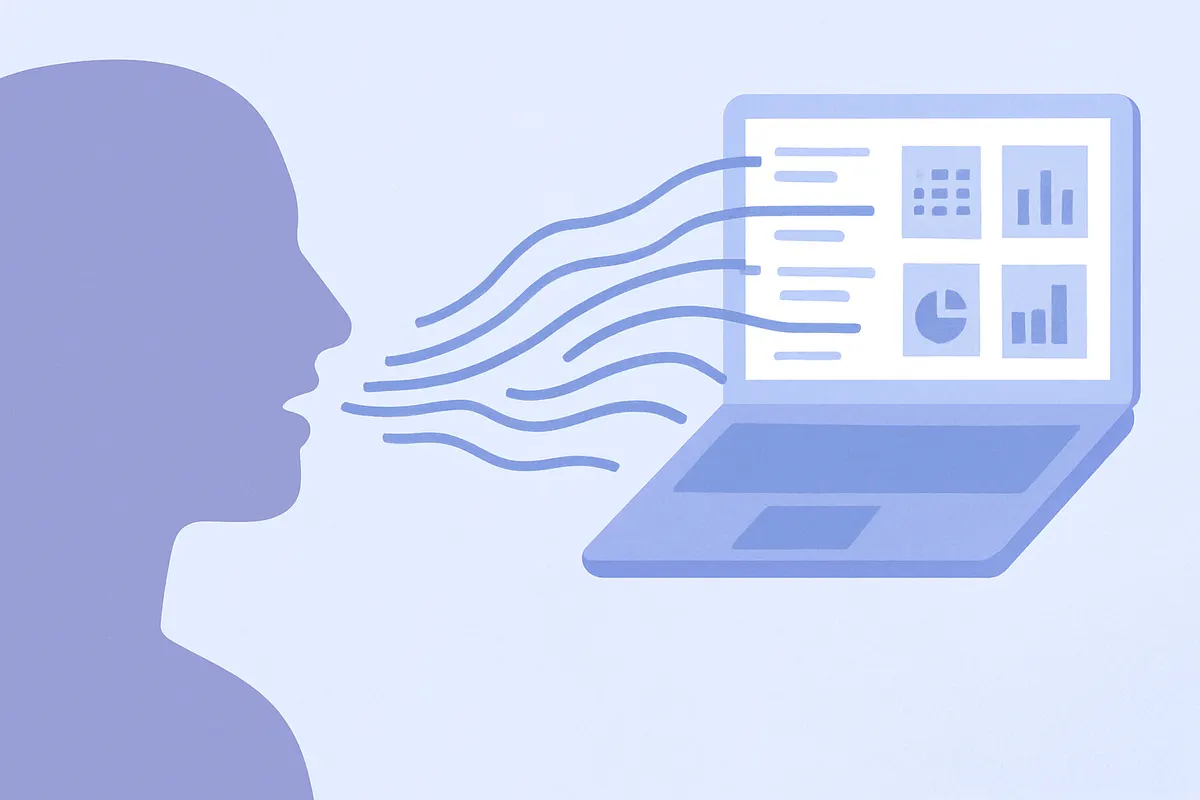 自然言語処理のイメージ：人間の言語をコンピュータが解析・構造化する概念図
