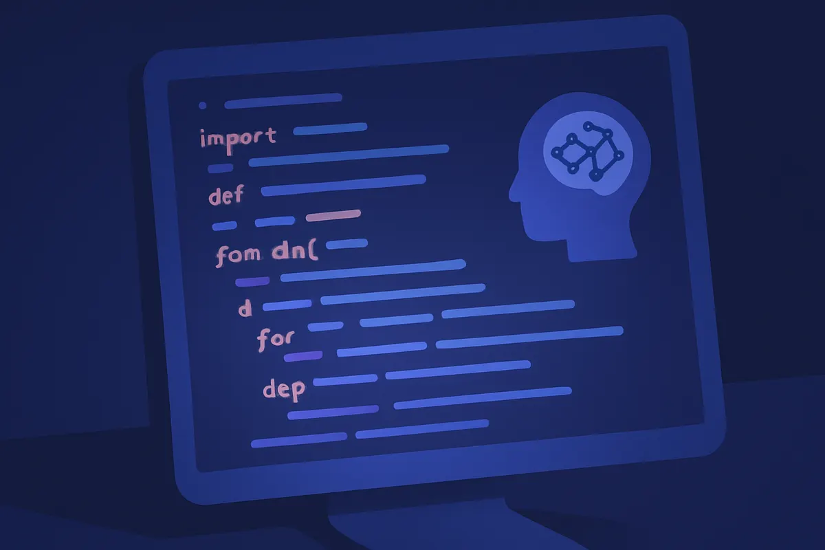 DeepSeek V4のコード生成活用イメージ：実務環境でのPythonコード生成ワークフロー