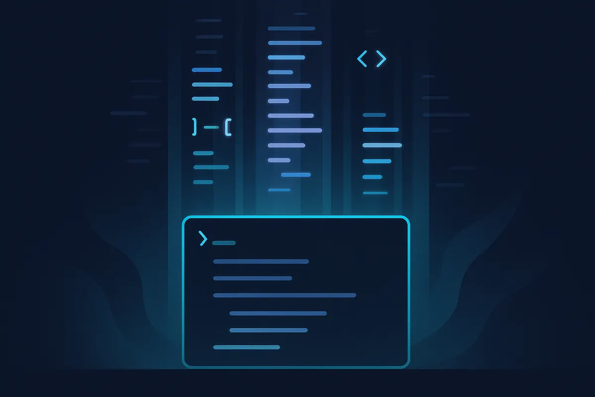 ターミナル上で動作するAIエージェント型コーディングツールのイメージ