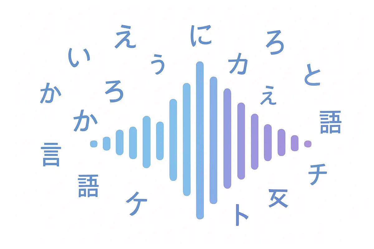 VOICEVOXによる日本語テキスト読み上げのイメージ