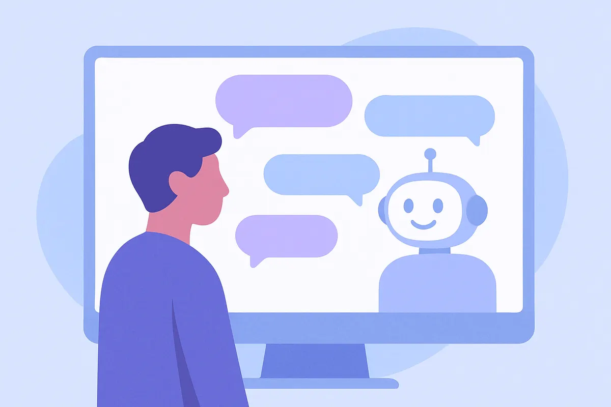 AIチャットボットによる対話システムの活用イメージ