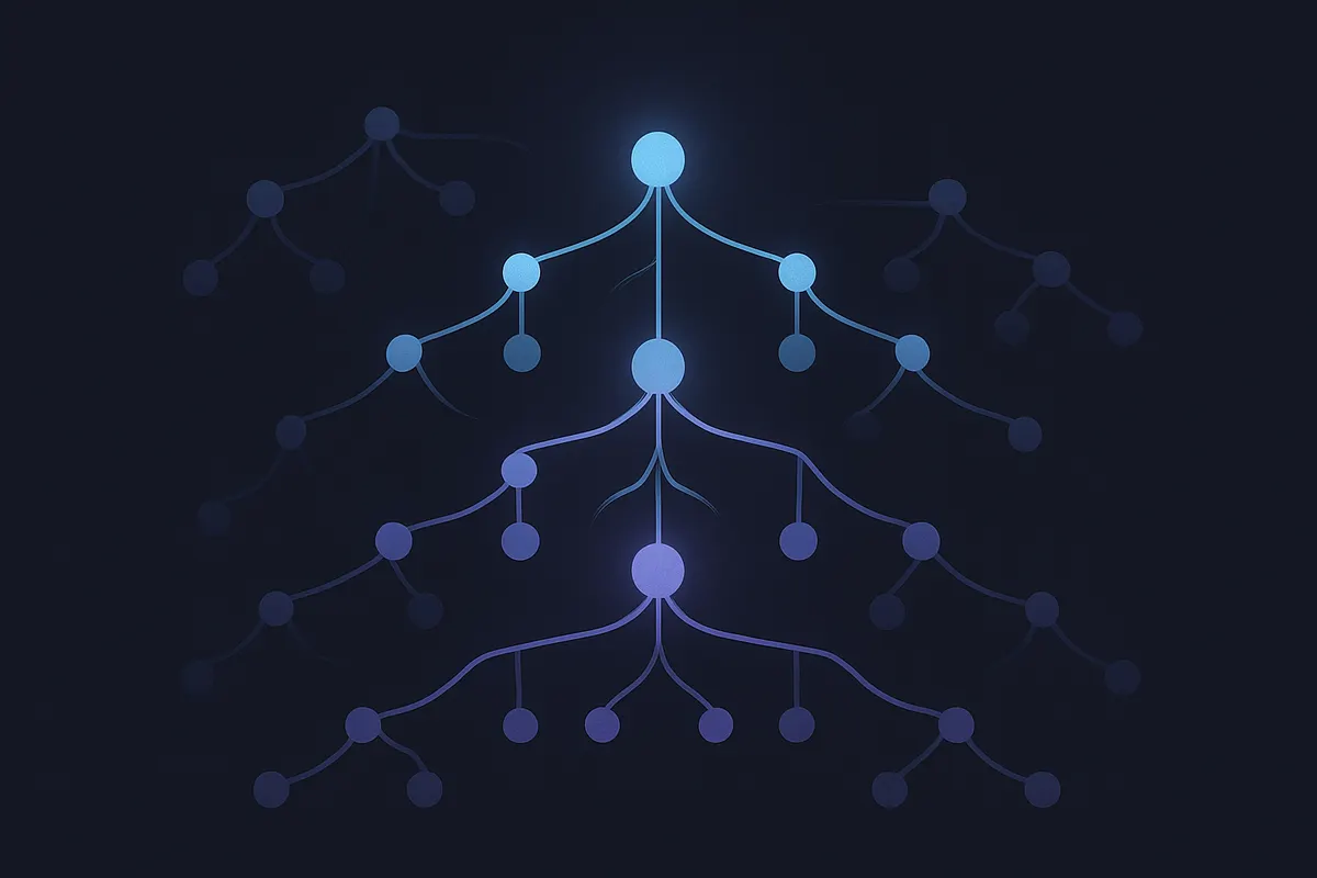 DeepSeek R1が採用する段階的推論プロセスのイメージ