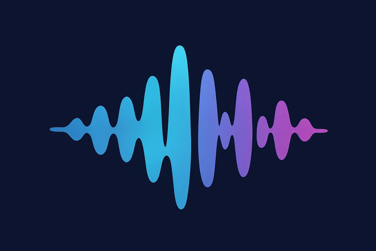音声合成における波形のイメージ