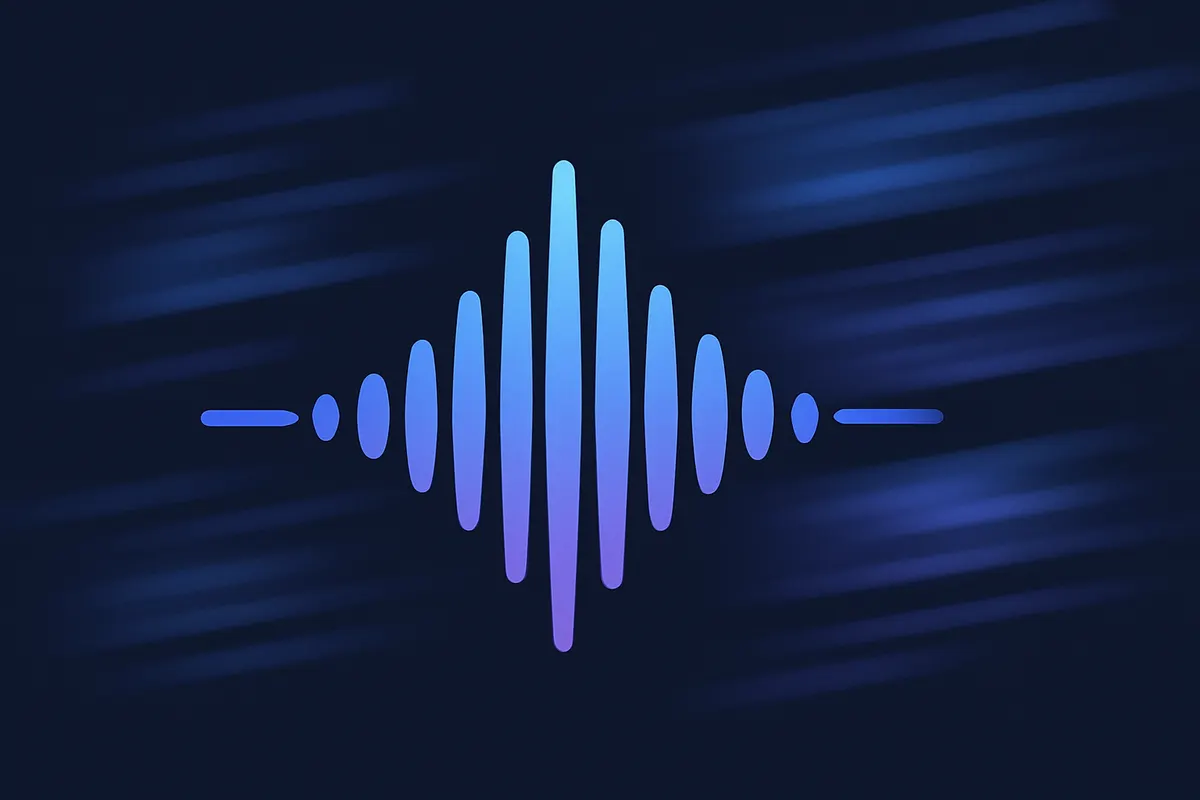 RunwayのGenerative Audio機能のコンセプト——音波と映像フレームが融合するイメージ