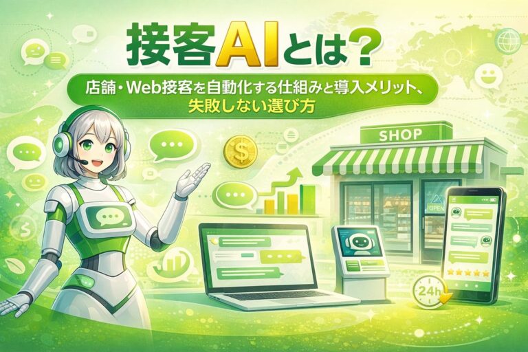 接客AIとは？店舗・Web接客の自動化と導入メリット・選び方ガイド【2026年版】