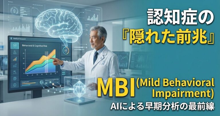 認知症の前兆をAIで見守る｜MBI解析【2026】