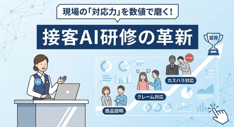 接客トレーニングをAIで革新｜クレーム対応からおもてなしまで